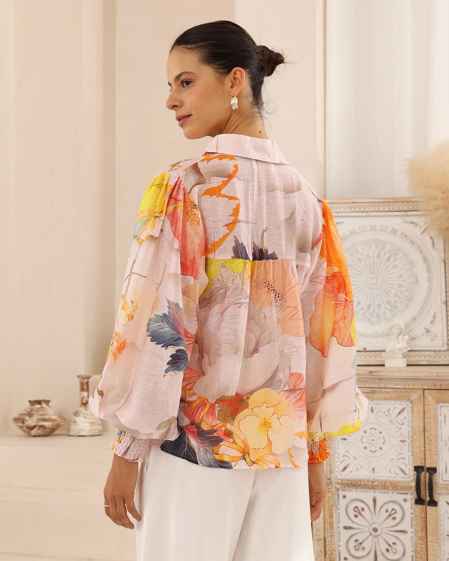 Autumn Floral Blouse