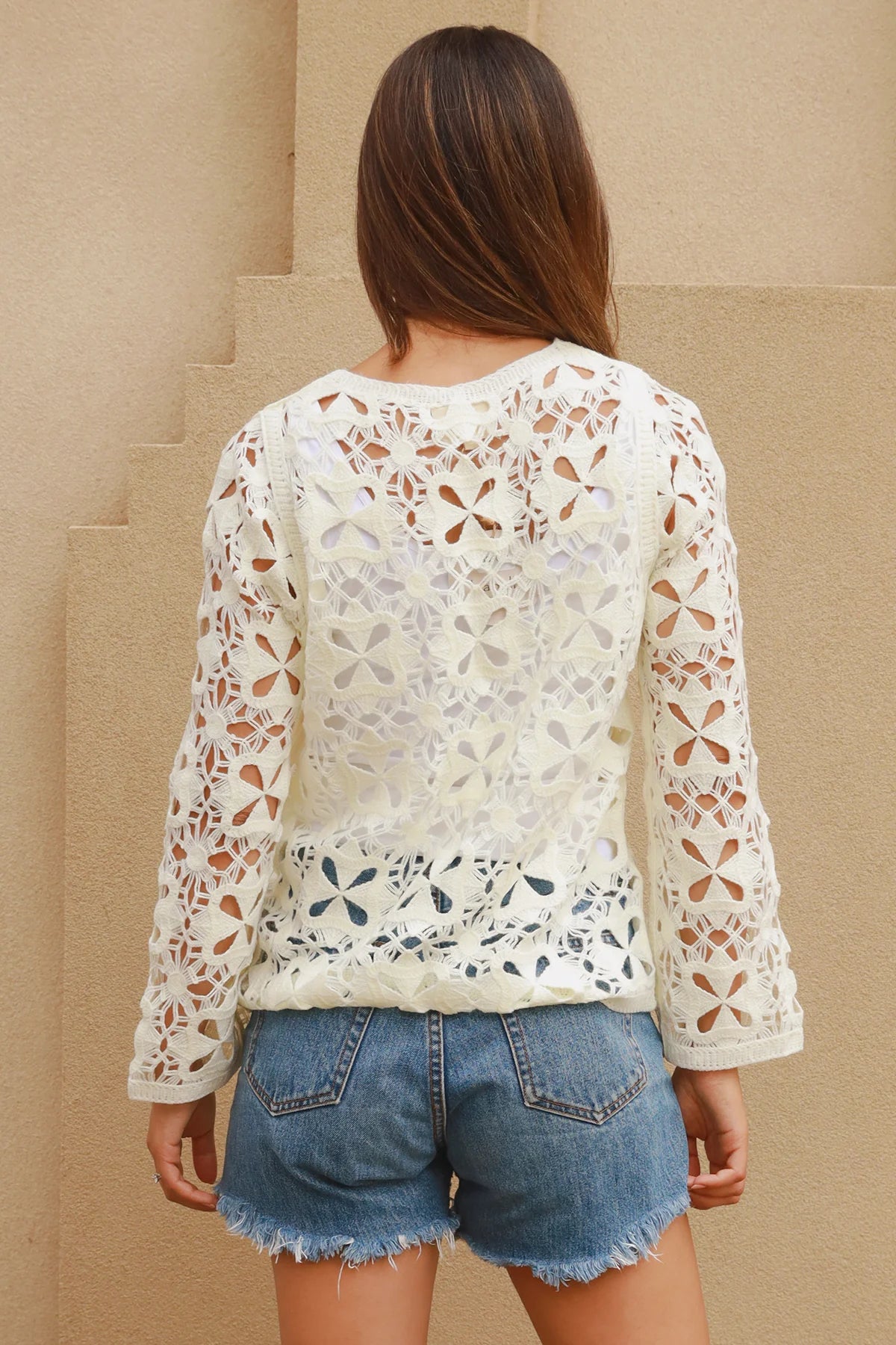 Chic Lace Top in White