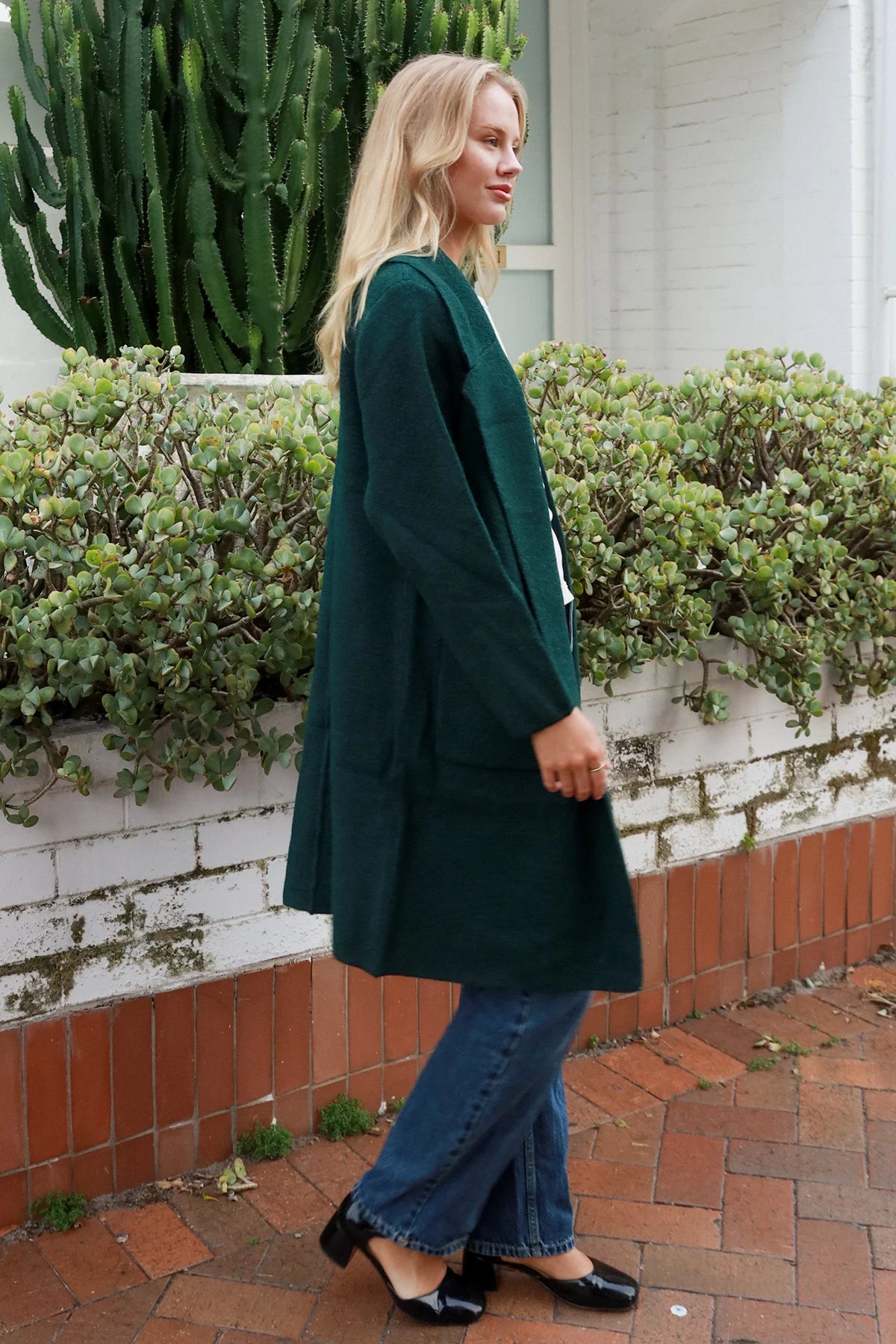 Emerald Lapel Coatigan