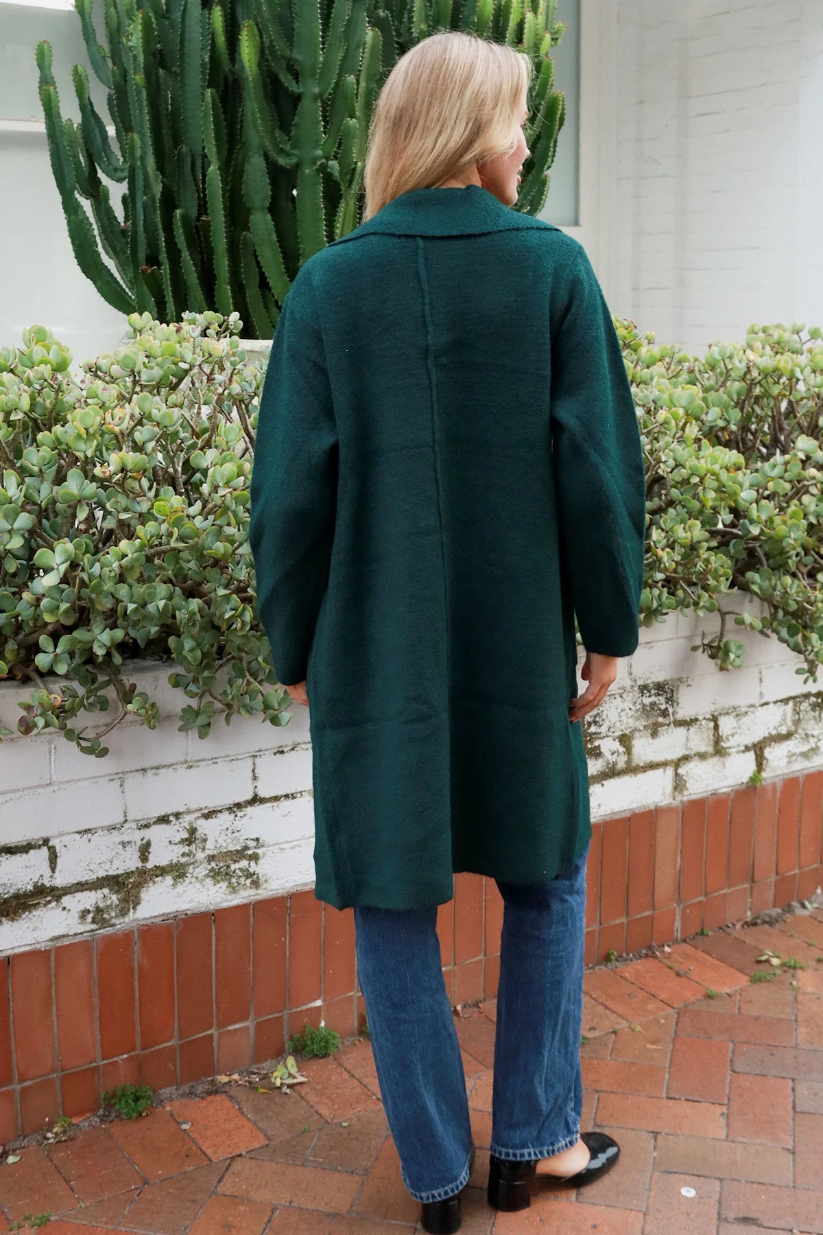 Emerald Lapel Coatigan