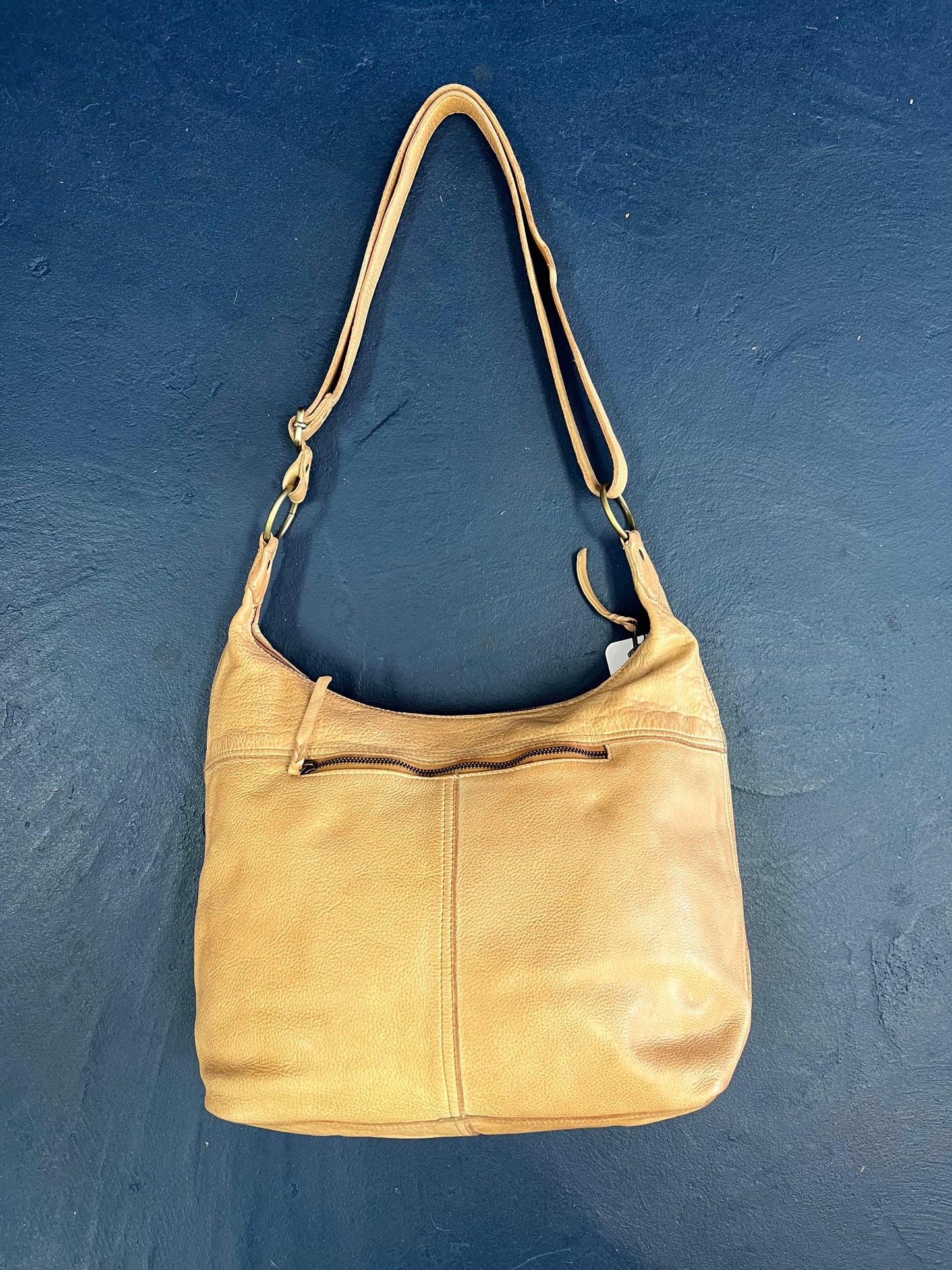 Woven Leather Cross Body Bag
