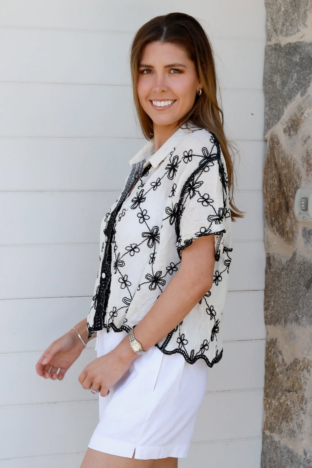 Dainty Embroidered Blouse