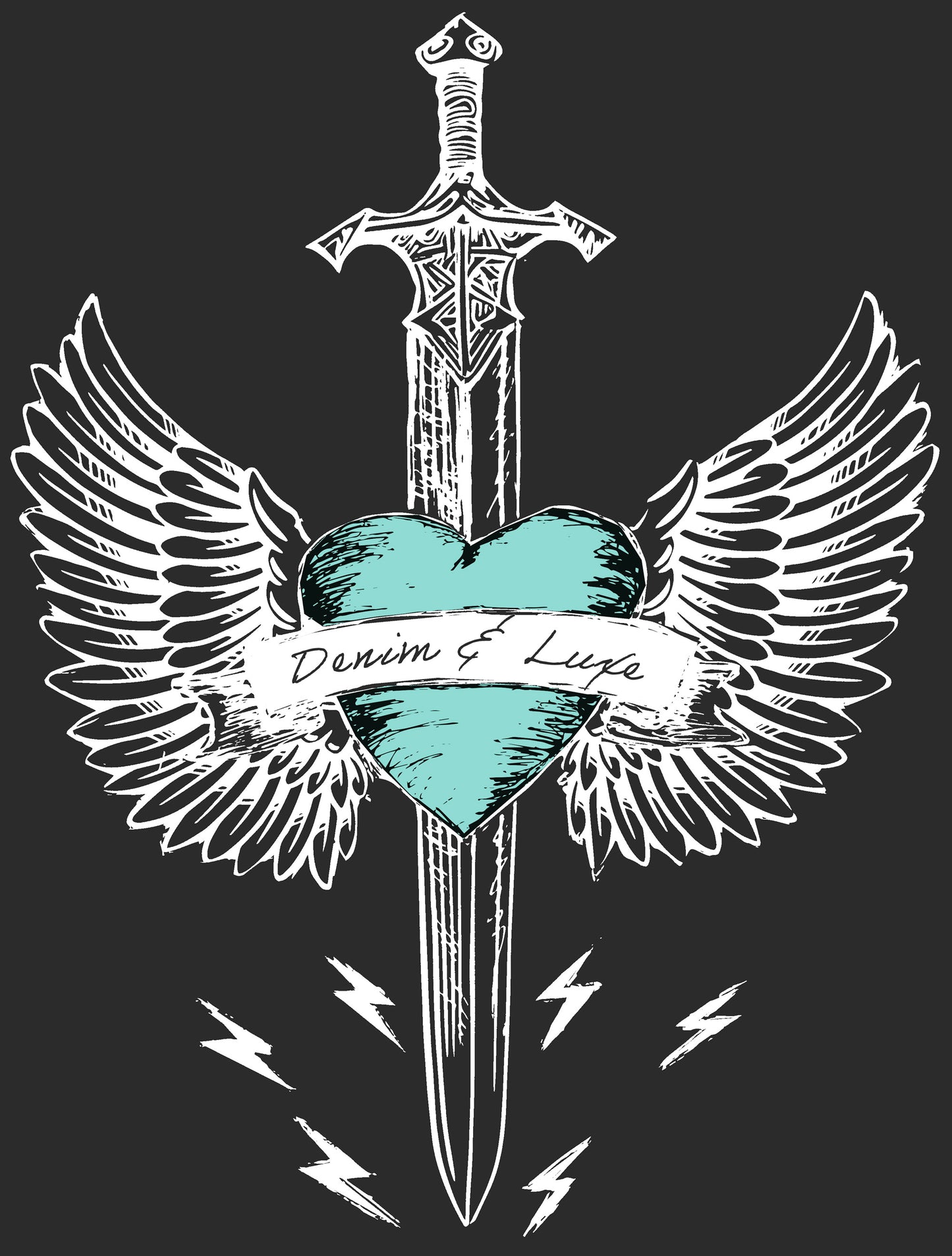 Denim & Luxe Lightning Tee