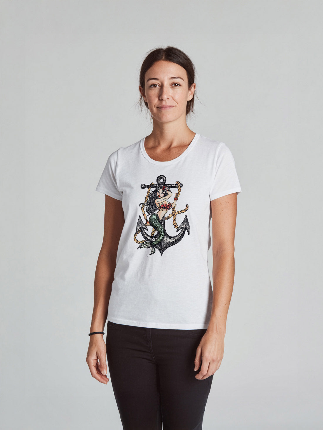 Denim & Luxe Mermaid Anchor Tee