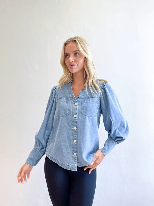 Denim Darling Blouse