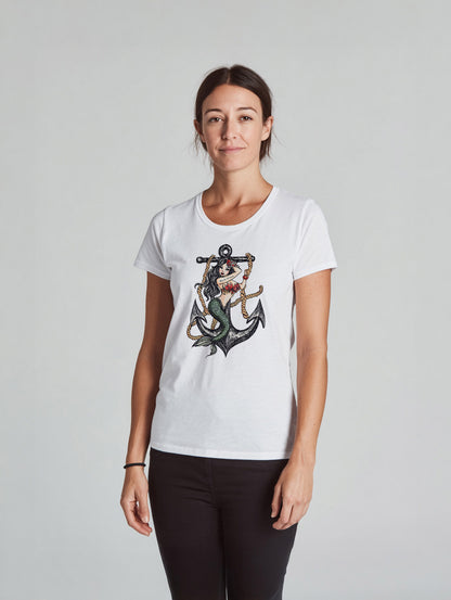 Denim & Luxe Mermaid Anchor Tee
