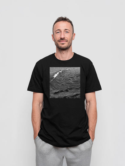 Denim & Luxe Mens Moon Wave Tee
