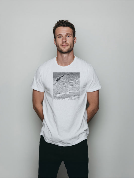 Denim & Luxe Mens Moon Wave Tee