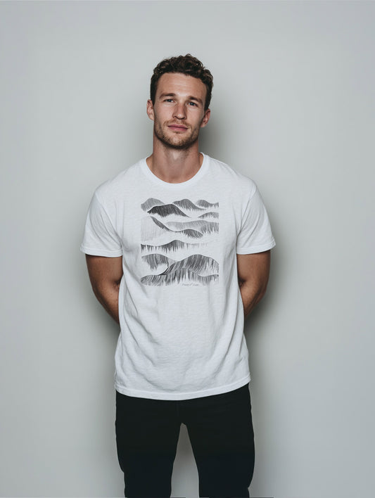 Denim & Luxe Mens Mountain Waves Tee