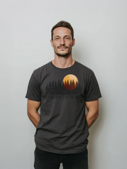 Denim & Luxe Mens Pine Trees Tee
