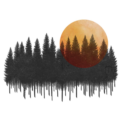 Denim & Luxe Mens Pine Trees Tee