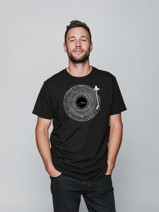 Denim & Luxe Mens Tree Rings Record Tee