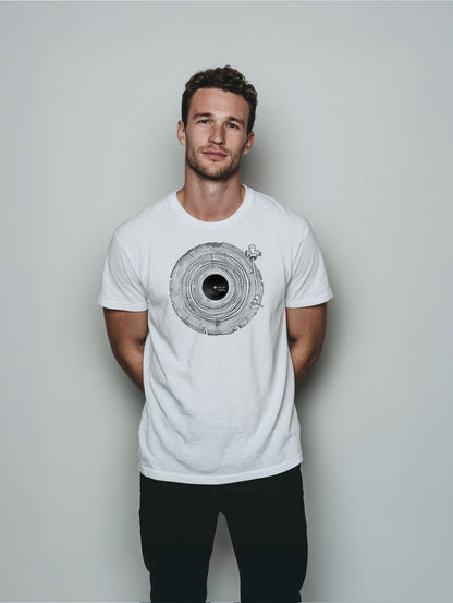 Denim & Luxe Mens Tree Rings Record Tee